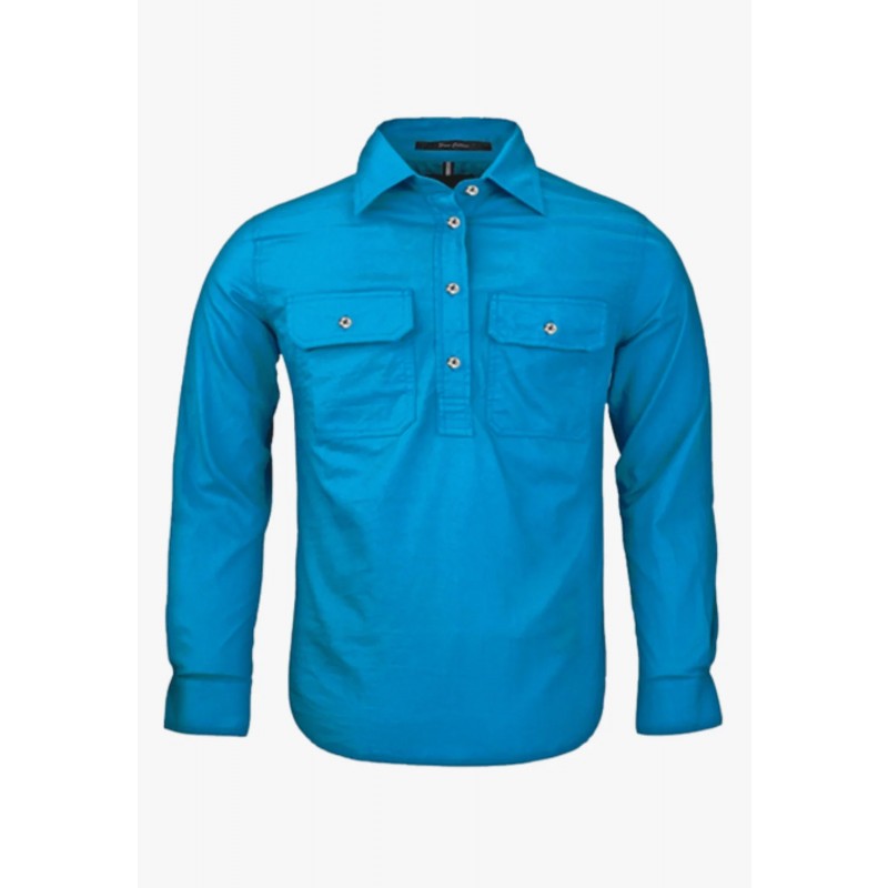 Pilbara Shirt Childs Closed Front L/S Shirt