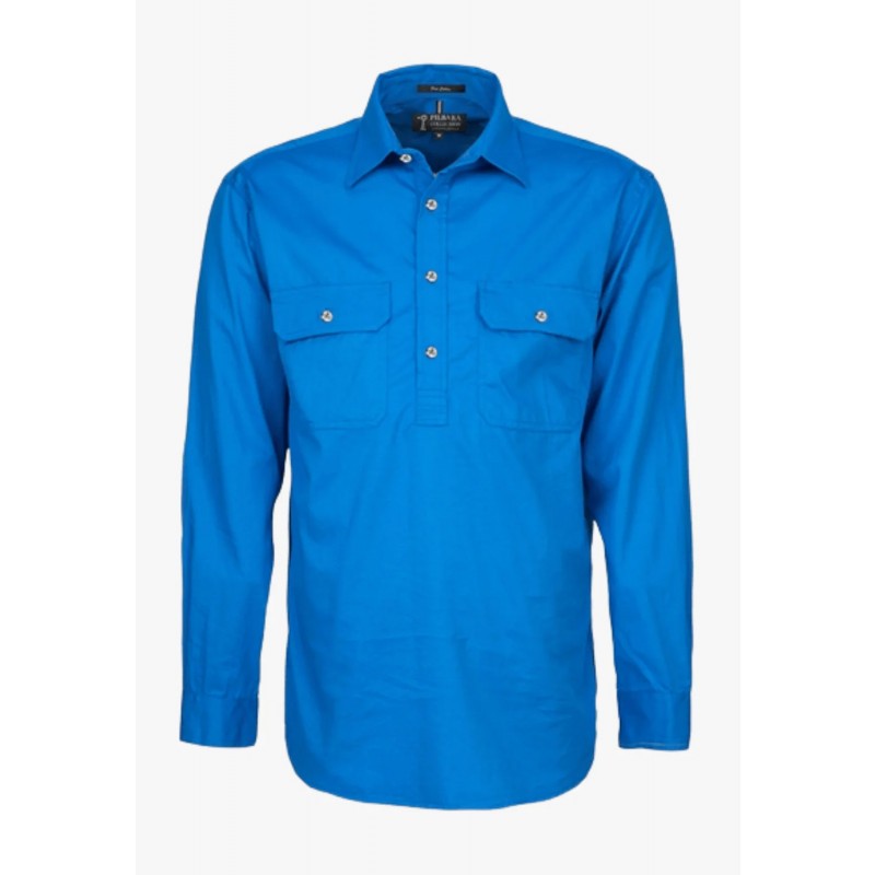 Pilbara Shirt Mens Closed Front L/S Shirt